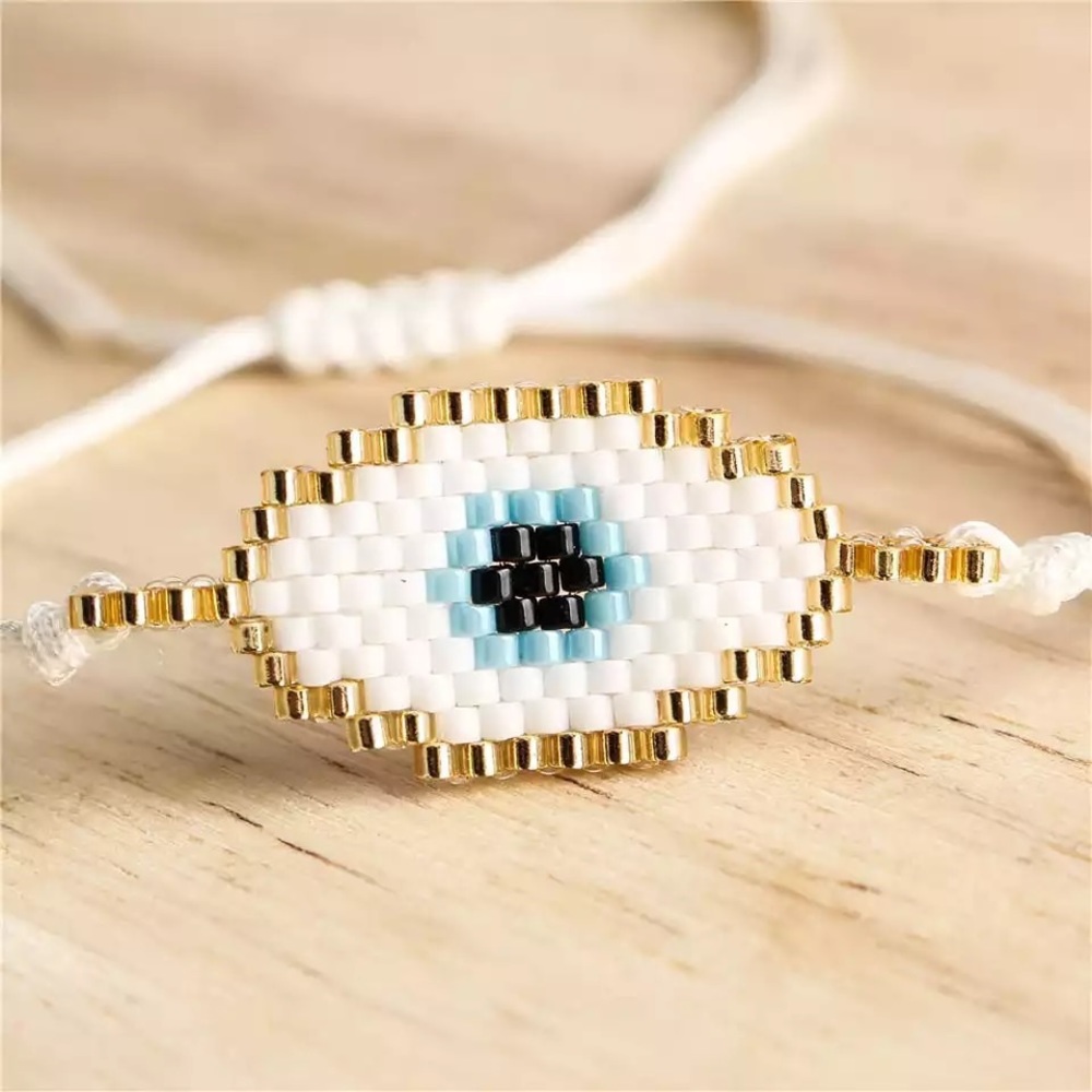 Evil Eye Beaded Layer Bracelet 🧿 - Picture 2 of 7